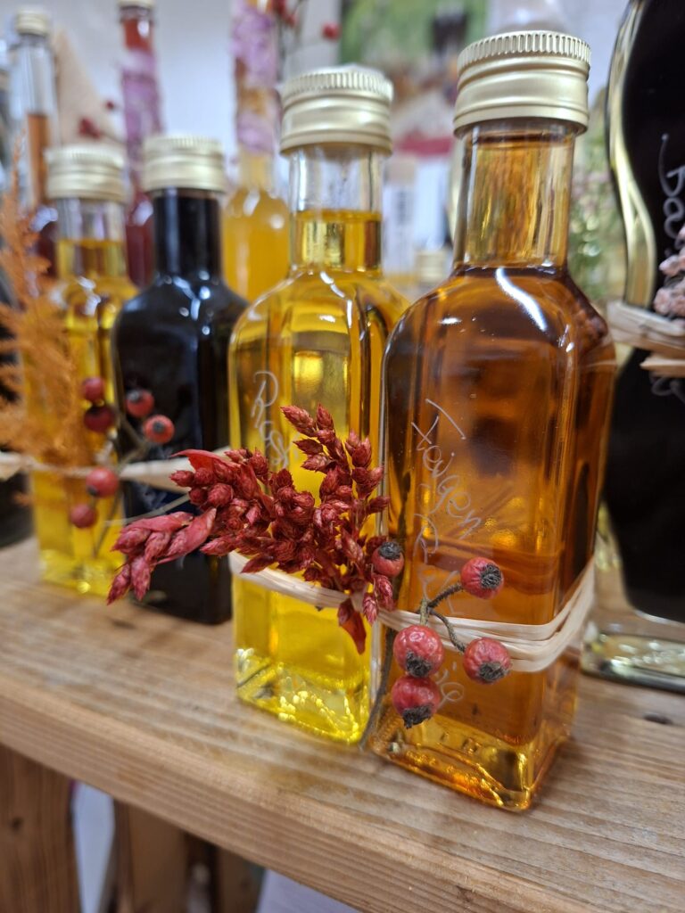 Bio-Öle und Bio-Essige